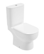 VIA Open Back Closed Coupled Rimless WC & Alpha Soft Close Seat