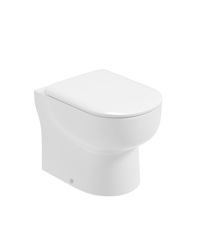 VIA Back To Wall Rimless WC & Alpha Soft Close Seat VIA Back To Wall Rimless WC & Alpha Soft Close Seat - Image 1