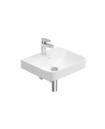 HORIZON Square 45cm 1TH Wash Basin & Bottle Trap - Chrome