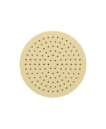 SYNC Round Thin Stainless Steel Shower Head 250mm Brushed Gold
