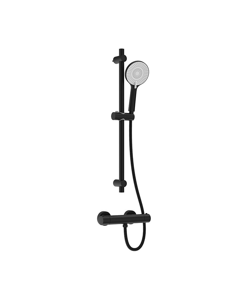 ALITA Round Bar Valve Kit Matt Black ALITA Round Bar Valve Kit Matt Black - Image 1