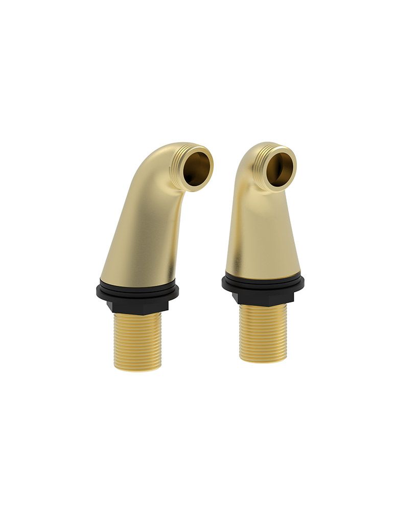 SONAS Leg Set for Thermostatic Bath Shower Mixer Brushed Gold SONAS Leg Set for Thermostatic Bath Shower Mixer Brushed Gold - Image 1