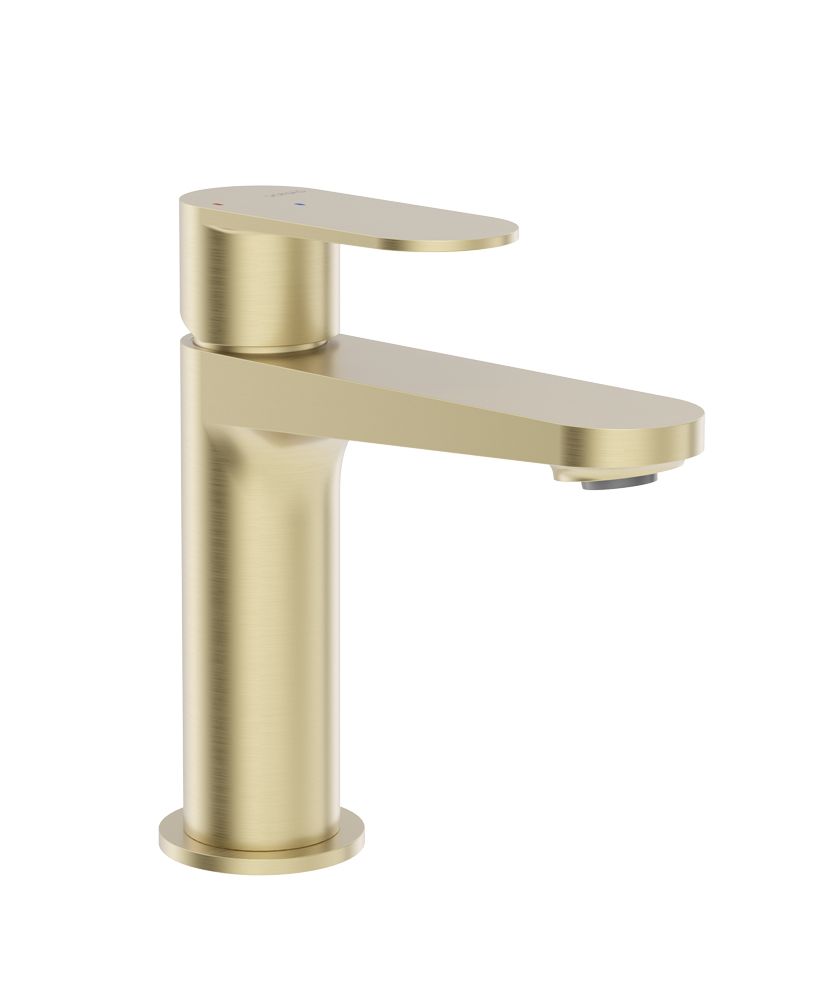 URBAN Basin Mixer Brushed Gold URBAN Basin Mixer Brushed Gold - Image 1