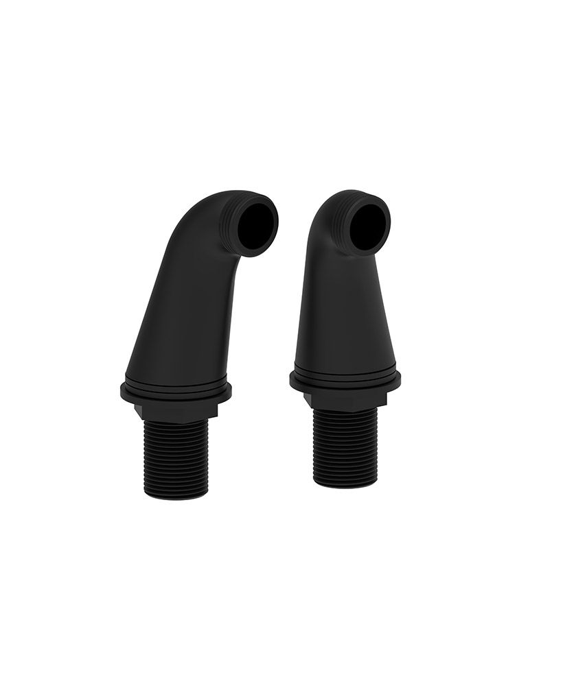 SONAS Leg Set for Thermostatic Bath Shower Mixer Matt Black SONAS Leg Set for Thermostatic Bath Shower Mixer Matt Black - Image 1