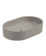 LIVING Oval Countertop Wash Basin & Waste City Stone