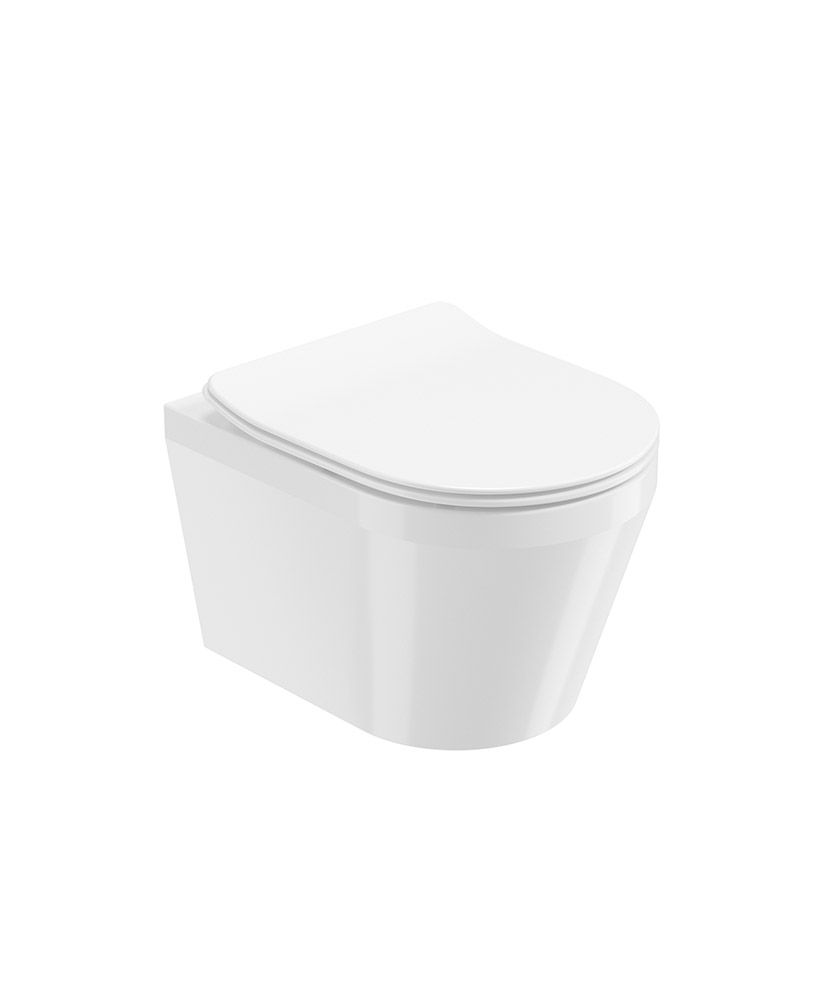 LIVING Wall Hung WC White & Soft Close Seat LIVING Wall Hung WC White & Soft Close Seat - Image 1