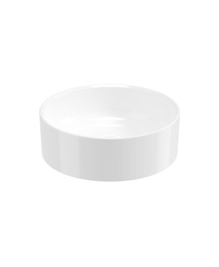 LIVING Round Countertop Wash Basin & Waste White
