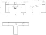 CORBY Bath Shower Mixer Chrome - Image 2
