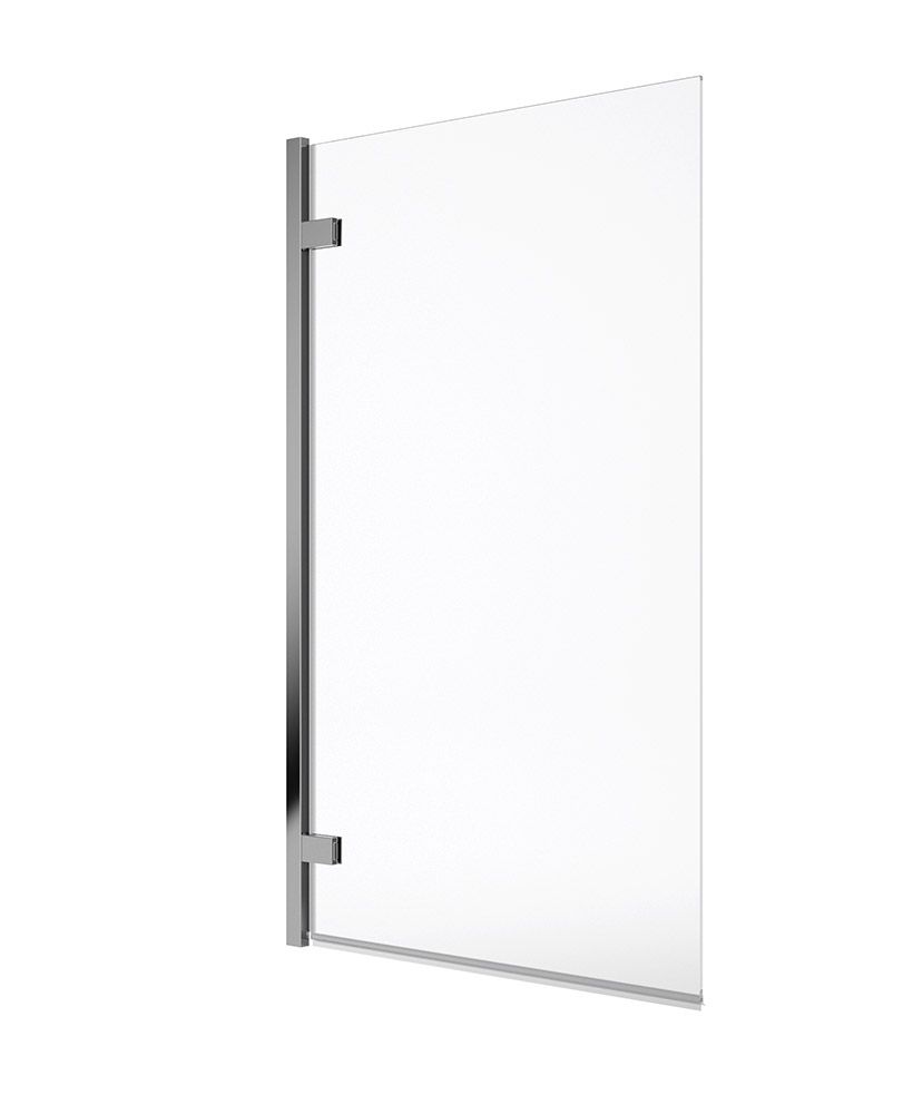 LUNAR SB5 8mm Hinged Bath Screen Chrome LUNAR SB5 8mm Hinged Bath Screen Chrome - Image 1