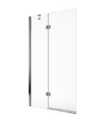 LUNAR SB6 8mm Two Panel Bath Screen Chrome