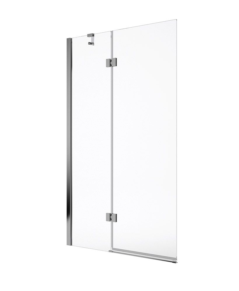 LUNAR SB6 8mm Two Panel Bath Screen Chrome LUNAR SB6 8mm Two Panel Bath Screen Chrome - Image 1