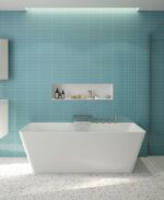 ONTARIO 1700x750mm Freestanding Bath White - Image 2