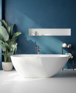 ABYSS 1700x750mm Freestanding Bath White - Image 2