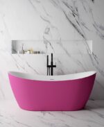 LYRA 1700x800mm Freestanding Bath Coloured - Image 2