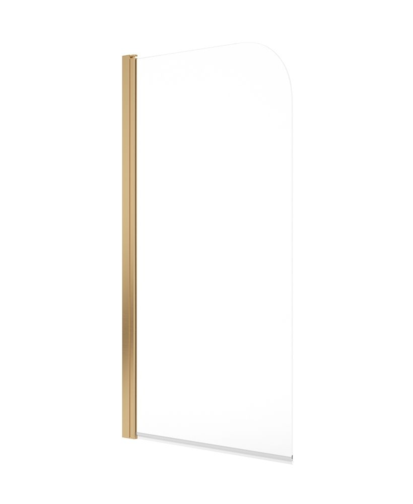 LUNAR SB1 6mm Radius Bath Screen Brushed Gold LUNAR SB1 6mm Radius Bath Screen Brushed Gold - Image 1
