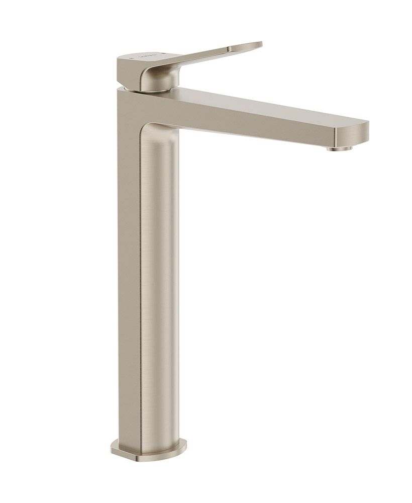 LUTA Freestanding Basin Mixer Brushed Nickel LUTA Freestanding Basin Mixer Brushed Nickel - Image 1