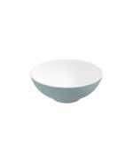 SKAL Round 40cm Countertop Basin White-Coral Green & Waste