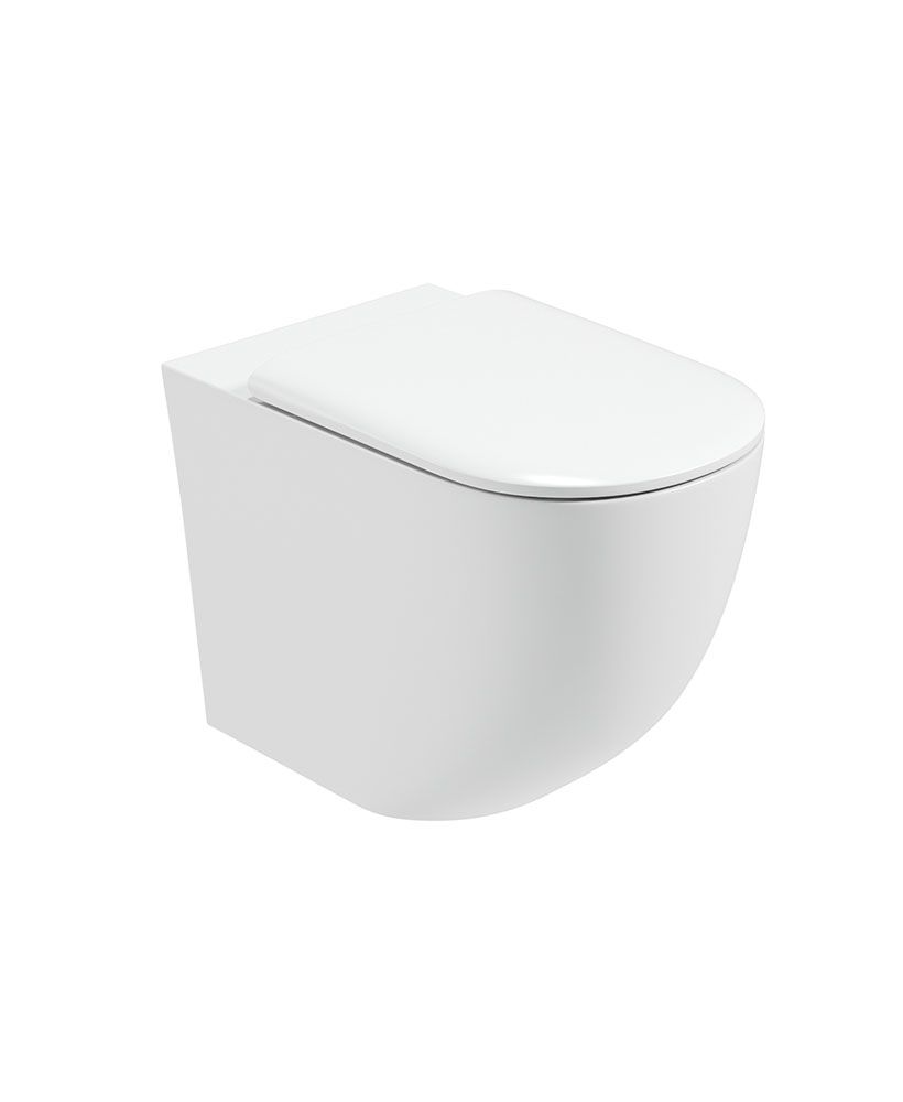 INSPIRE Rimless Back to Wall WC & Sequence Soft Close Seat INSPIRE Rimless Back to Wall WC & Sequence Soft Close Seat - Image 1