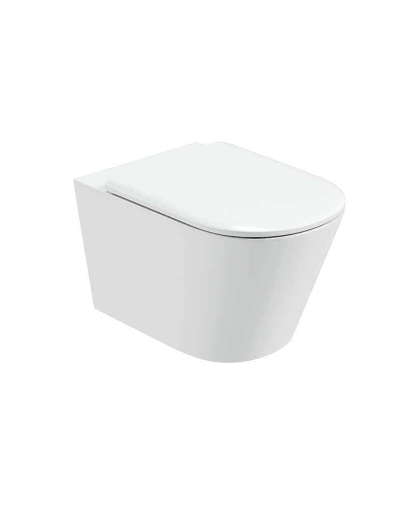 REFLECTIONS Rimless Wall Hung WC & Sequence Soft Close Seat REFLECTIONS Rimless Wall Hung WC & Sequence Soft Close Seat - Image 1