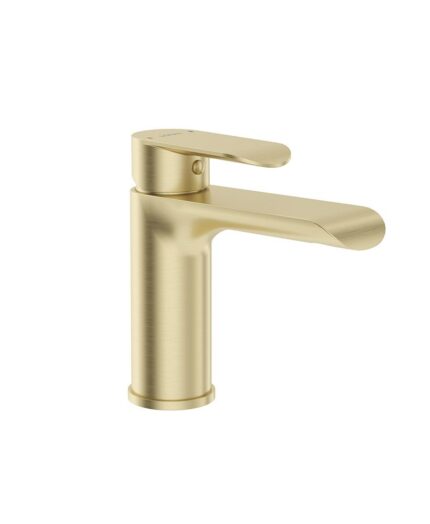 SCOPE Basin Mixer Brushed Gold
