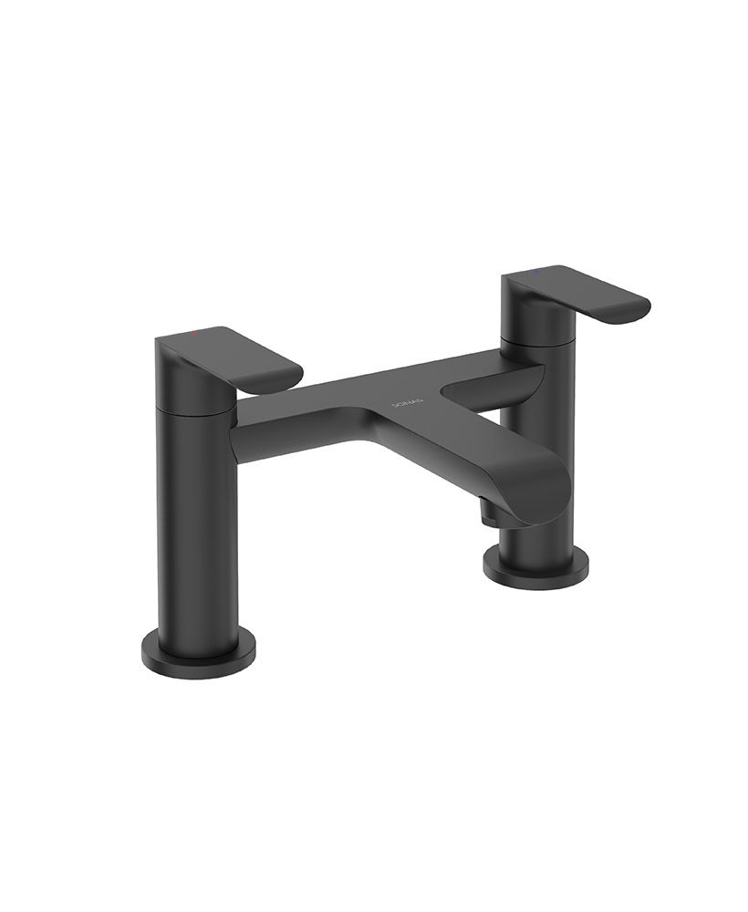 SCOPE Deck Mounted Bath Filler Matt Black SCOPE Deck Mounted Bath Filler Matt Black - Image 1