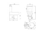 BASE Rimless Fully Shrouded Comfort Height WC & PP Seat - Image 2
