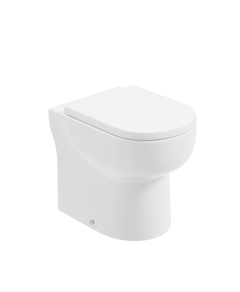VIA Rimless Comfort Height Back to Wall WC & Alpha Soft Close Seat VIA Rimless Comfort Height Back to Wall WC & Alpha Soft Close Seat - Image 1