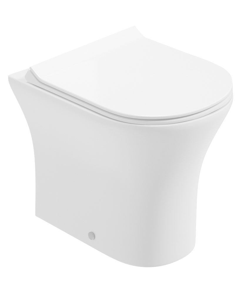 PENA Rimless Back to Wall WC & Sequence Slim Soft Close Seat PENA Rimless Back to Wall WC & Sequence Slim Soft Close Seat - Image 1