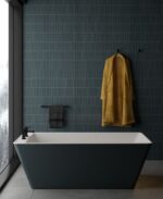 SEREN 1700x750mm Freestanding Bath Coloured - Image 2