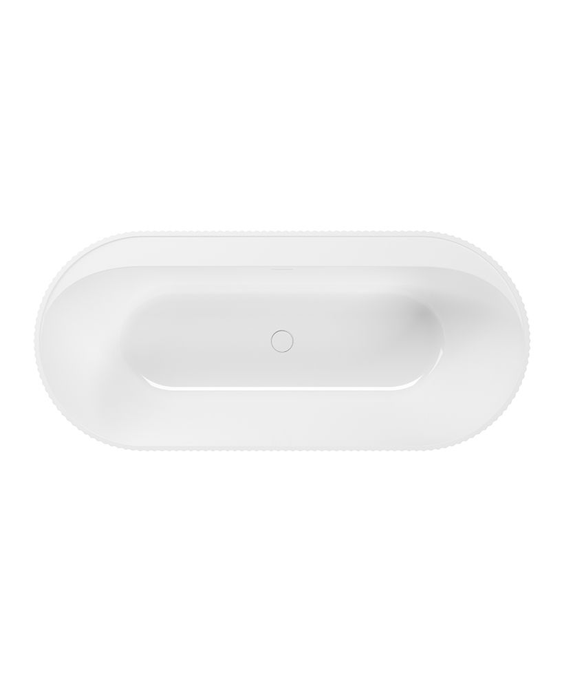REED Fluted 1700x750mm Freestanding Bath Coloured REED Fluted 1700x750mm Freestanding Bath Coloured - Image 1