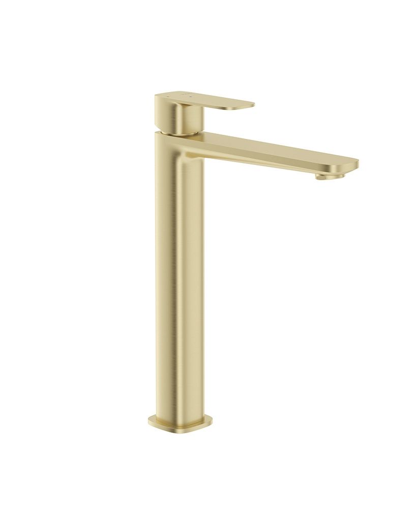 INEZ Freestanding Basin Mixer Brushed Gold INEZ Freestanding Basin Mixer Brushed Gold - Image 1