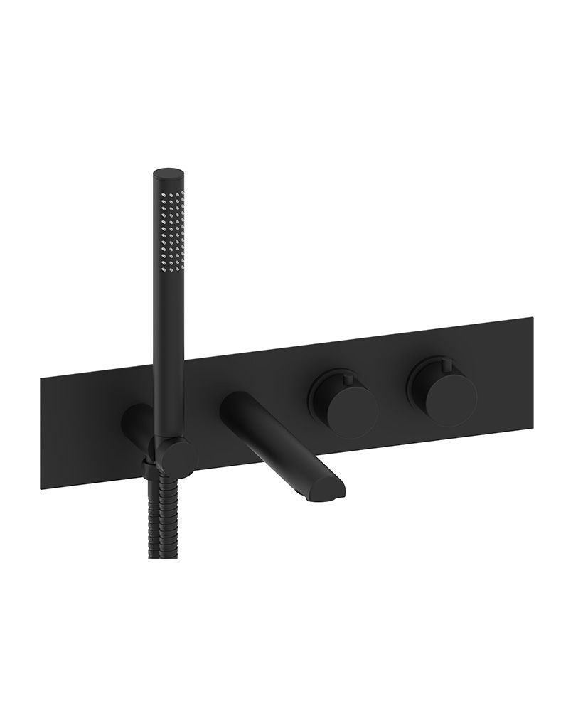 HAKK Concealed Bath Shower Mixer Matt Black HAKK Concealed Bath Shower Mixer Matt Black - Image 1