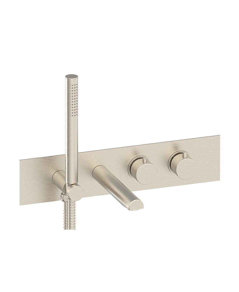 HAKK Concealed Bath Shower Mixer Brushed Nickel HAKK Concealed Bath Shower Mixer Brushed Nickel - Image 1