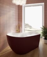 AUGUST 1700x750mm Freestanding Bath Coloured - Image 2