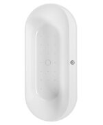 SAMOA Freestanding Air Jet System Whirlpool Bath Coloured