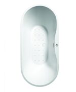 ANDREA Freestanding Air Jet System Whirlpool Bath Coloured