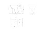 SOPHIA Back to Wall WC-Box Rim & Gamma Soft Close Seat - Image 2