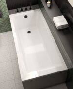 CUBO Single Ended Bath White - Image 2