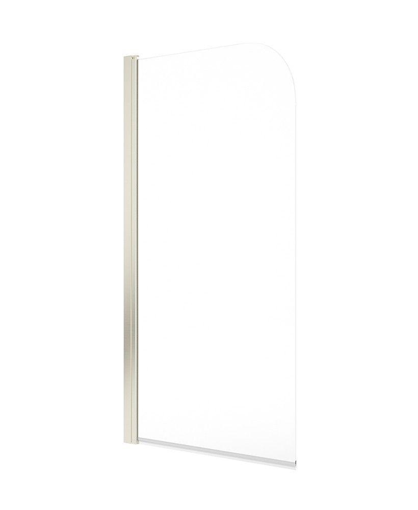 LUNAR SB1 6mm Radius Bath Screen Brushed Nickel LUNAR SB1 6mm Radius Bath Screen Brushed Nickel - Image 1