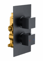 Square Twin Single Outlet