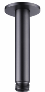 Round 120mm Ceiling Shower Arm - Gunmetal Grey