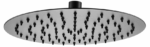 Round 250mm Ultra Slim Shower Head - Gunmetal Grey