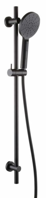 Round Slide Rail Large handset - Black