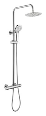 Round Cool Touch Dual Function Shower - Chrome