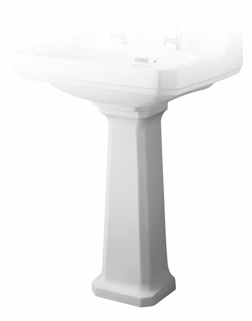 Fitzroy Comfort Height Full Pedestal - White Ceramic Fitzroy Comfort Height Full Pedestal - White Ceramic - Image 1