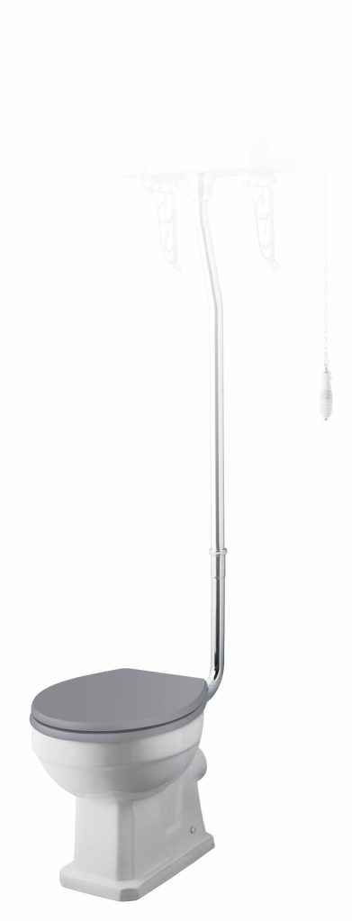 Fitzroy Comfort Height Pan - High/Low Level - White Ceramic