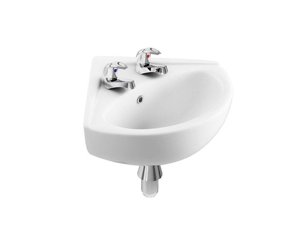 Kota 2TH Corner Basin (470 X 417) - Wall Mount Only Kota 2TH Corner Basin (470 X 417) - Wall Mount Only - Image 1