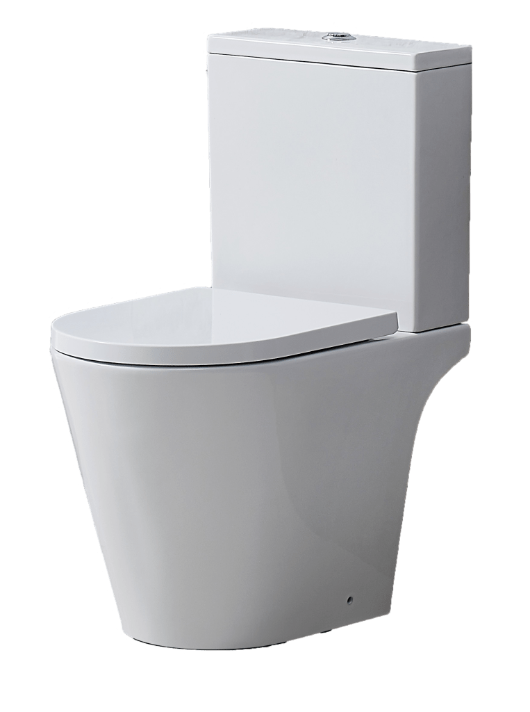 Manhattan Rimless Open Back Pan and Seat Manhattan Rimless Open Back Pan and Seat - Image 1