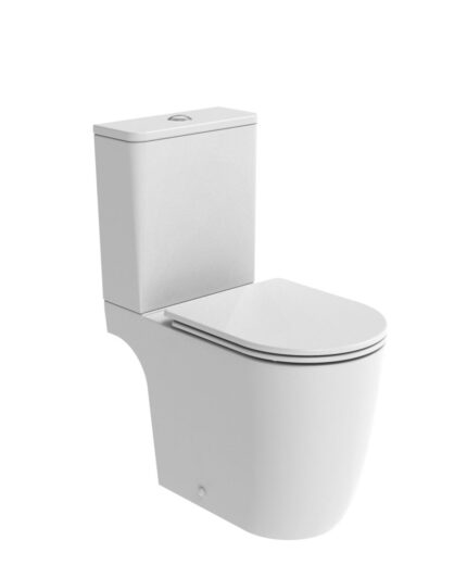 Compass Round Close Coupled Open Back Wc Pan