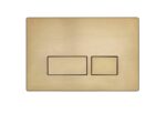 Brushed Brass Square Flush Plate